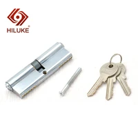 hiluke 90mm zinc alloy lock core security double open lock cylinder three keys hihg quality