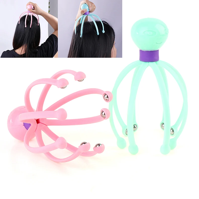 

1PC Claw Massager Body Massager Octopus Head Scalp Neck Equipment Stress Release Relax Massage Relief Head Care Massage