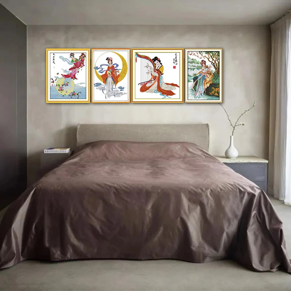 Домашний декор Joy Sunday Fairy R364R458R462(2)R667 древняя красота муха богини Чан к Луне фея и