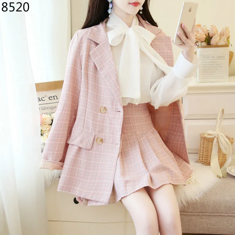 Женский костюм модный элегантный клетчатый Блейзер пиджак маленький аромат