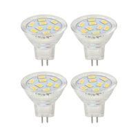 4pcslot mr11 gu4 led lights bulbs 12v warm cold white 91215 leds 5730 smd spotlight for ceiling lamp studio home decor