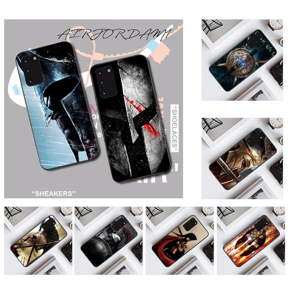 

NBDRUICAI spartan warrior Bling Cute Phone Case for Samsung S20 plus Ultra S6 S7 edge S8 S9 plus S10 5G