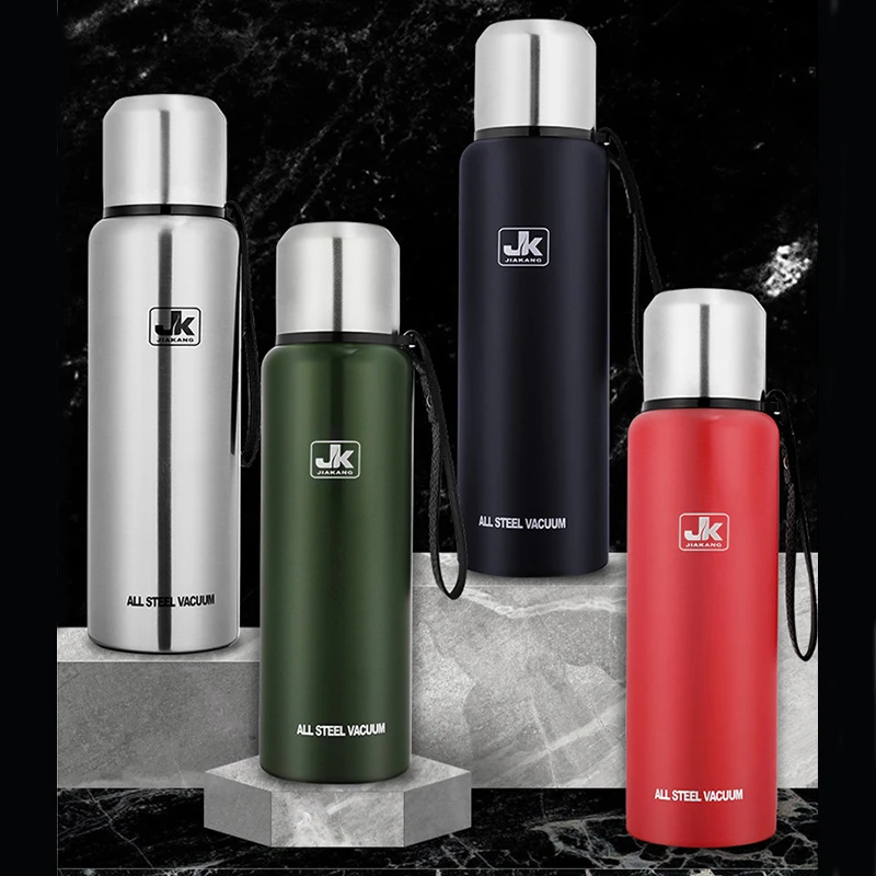 

Double Wall Insulated Thermoses Bottle Stainless Steel Thermos Cup Outdoor Thermos Bottle Kettle Cup Military Vacuum Bottle