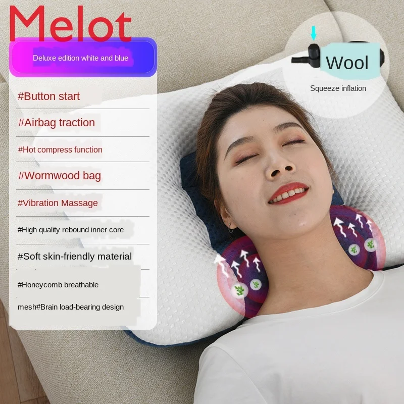 

Household Shoulder Neck Massager Multifunctional Neck Back Waist Shoulder Neck Whole Body Electric Pillow Instrument Artifact