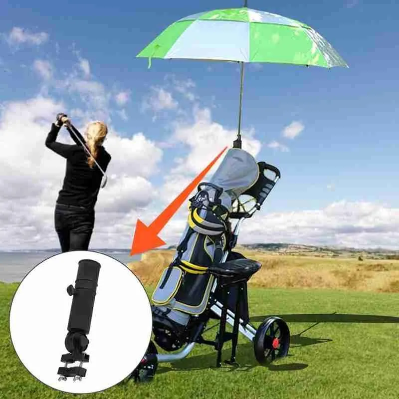 

1pc Durable Golf Club Umbrella Holder Stand Golf Umbrella For Bike Baby Cart Pram Buggy Wheelchain Stand C6H8