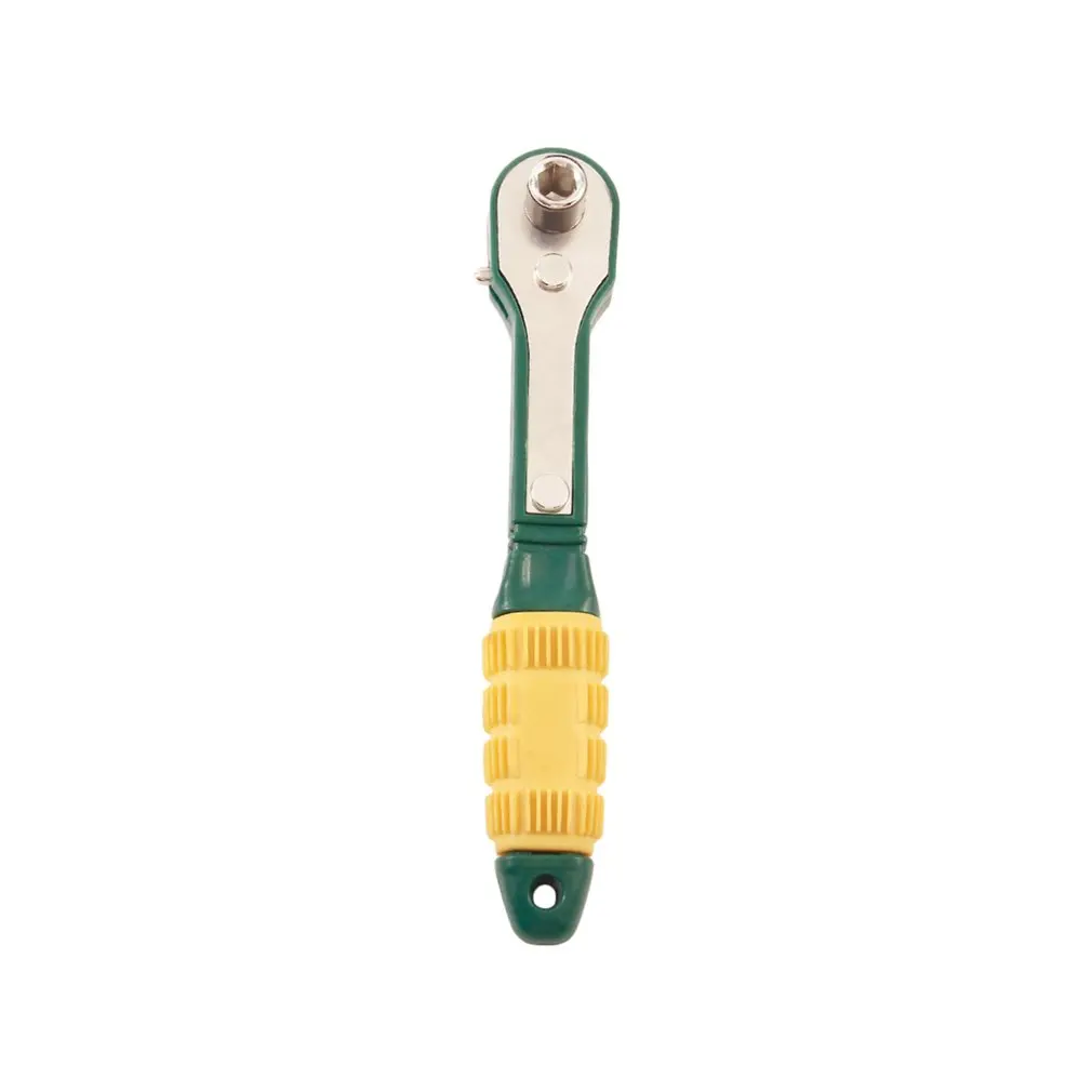 

NEW Ratchet Wrench Rod 6.35 Socket Wrench 1/4 inch Pneumatic Head Screwdriver for Household Metal Easily Handle Parts