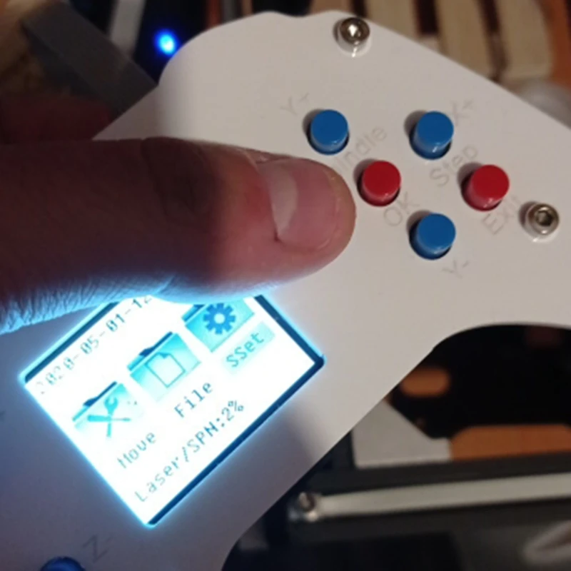 

CNC Configuration 1.8 Inch Handle Offline Controller LCD Screen for 3 Axis GRBL-Laser Engraving Machine Control Board