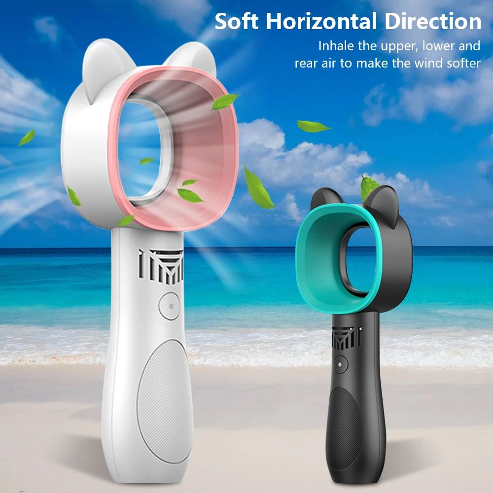 Летний кулер портативный вентилятор ручной USB перезаряжаемый Мини Складной для