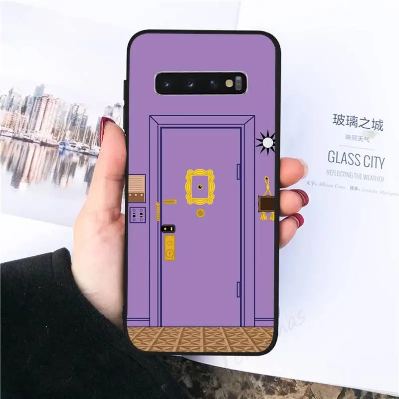 

friends tv series Purple door Phone Case For Samsung galaxy S 7 8 9 10 20 edge A 6 10 20 30 50 51 70 note 10 plus