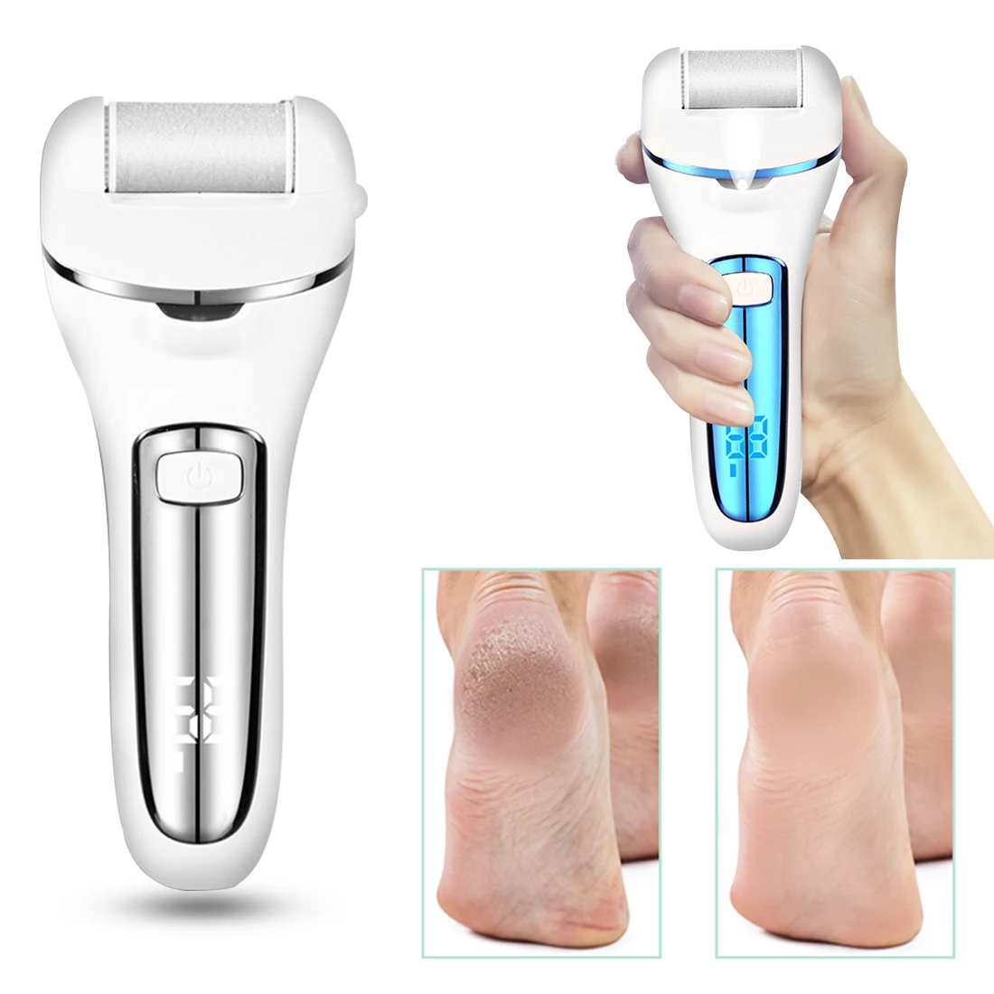 

Electric Foot File USB Heels Grinding Pedicure Tools Foot Dead Hard Skin Callus Remover Foot Grinding File Foot Care Tool