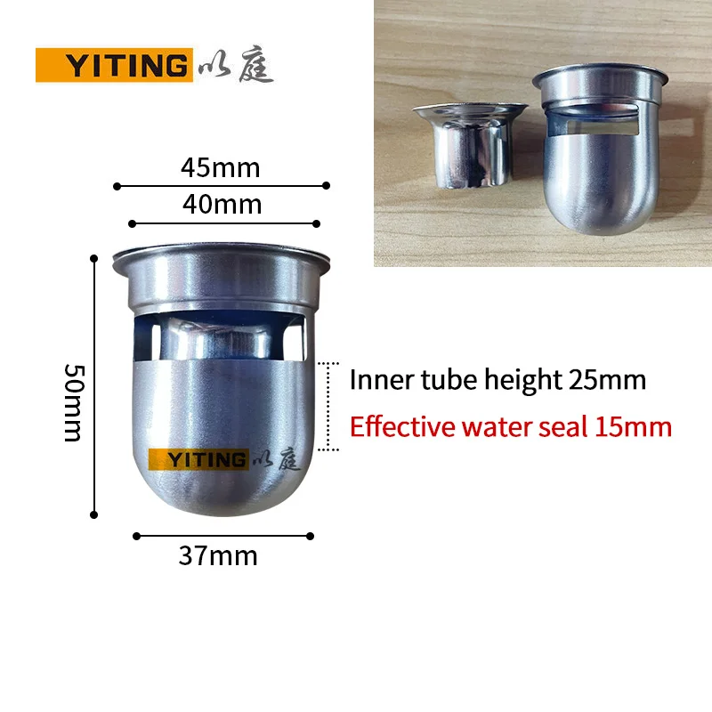 304 дезодорант из нержавеющей стали для слива пола без запаха сердечник ванной