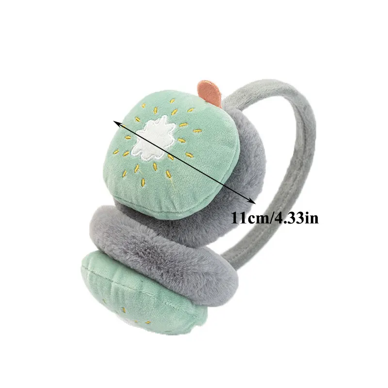 

Plush Comfortable Unisex Earmuffs Women Men Winter Warm Sweet Colorful Ear Warmers Fruit Rabbit Ear Cover Headband Earmuff