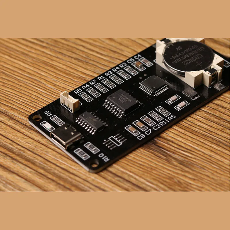 Псевдо светящиеся часы RGB в стиле ретро цифровые Quasi Diy светодиодный рабочий стол