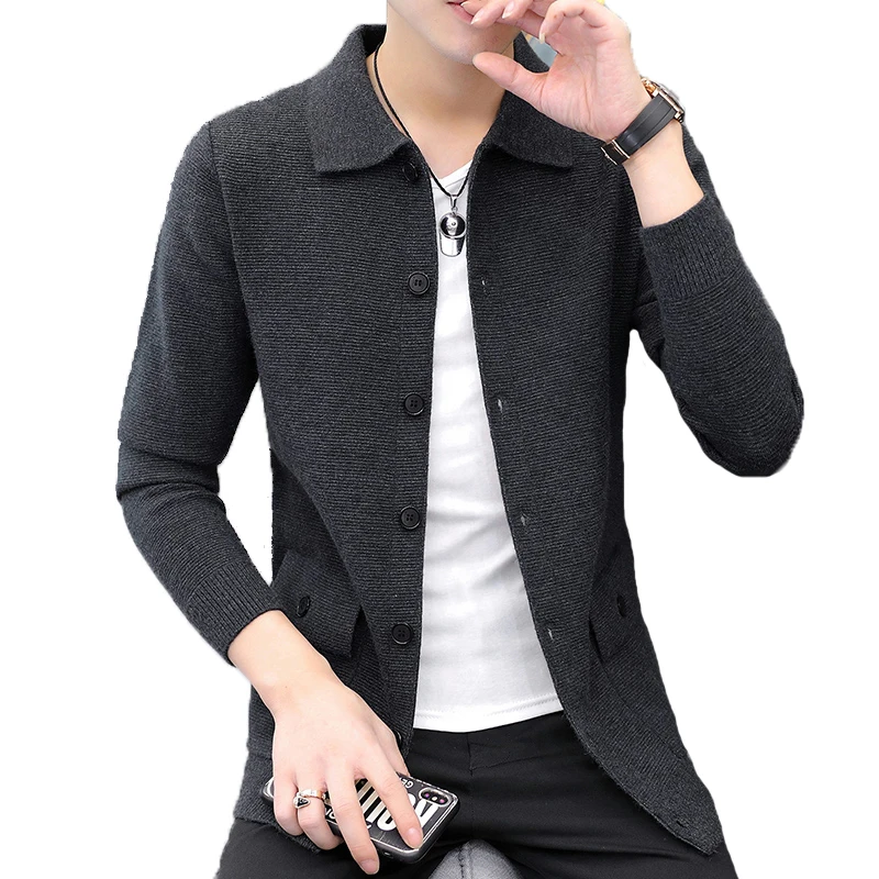 Кардиган пальто свитер Фука Осенняя с длинными рукавами модная городская