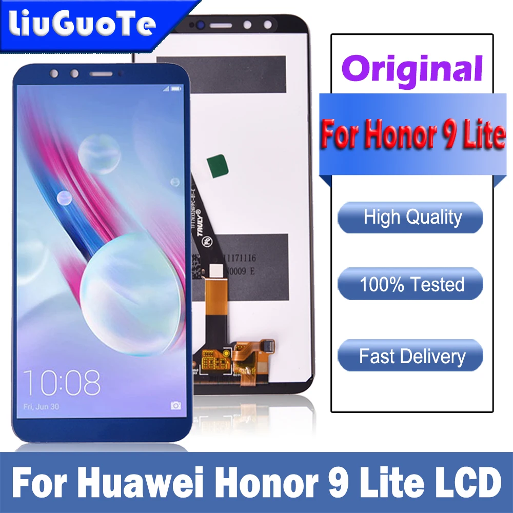 Оригинальный ЖК-дисплей для Huawei Honor 9 Lite с сенсорным экраном дигитайзером