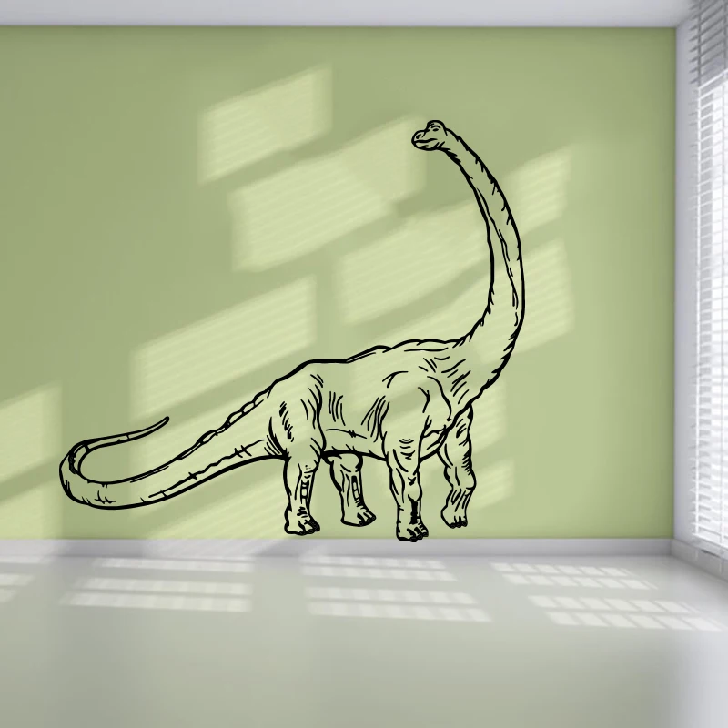 Brachiosaurus динозавр длинная шея животное Наклейка на стену детская комната спальня