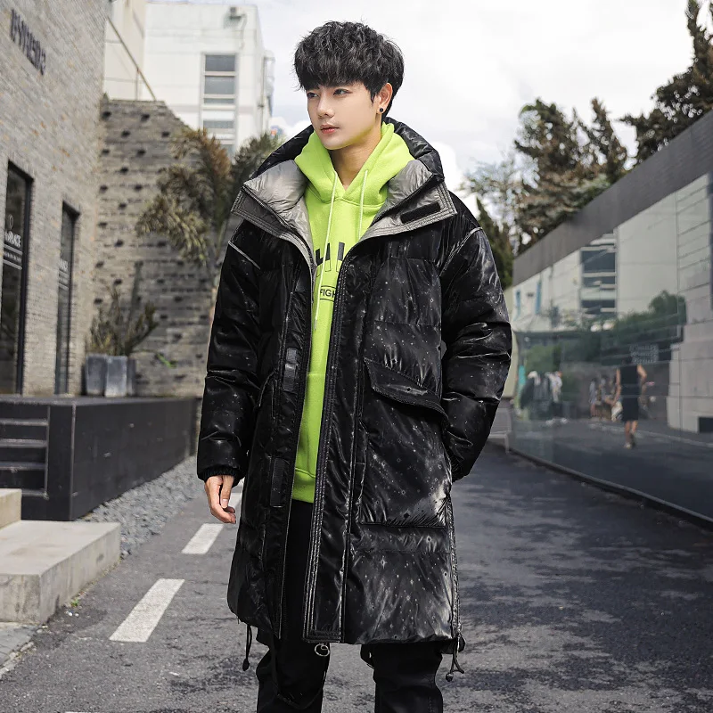 Profile down Jacket Men's Mid-Length New Winter Thick Coat Warm Parka Trend men winter jacket  jacket men