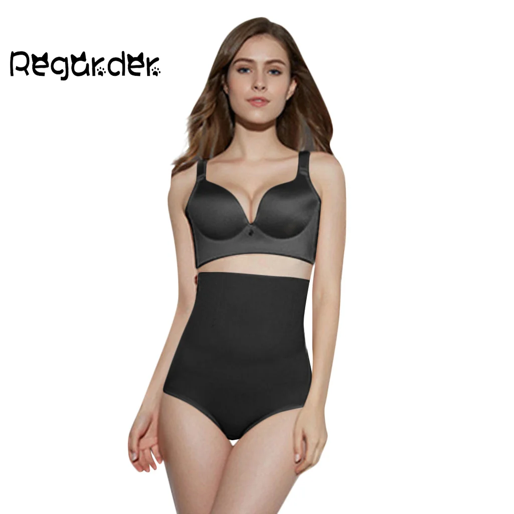 Бесшовное женское корректирующее белье с высокой талией живот для похудения