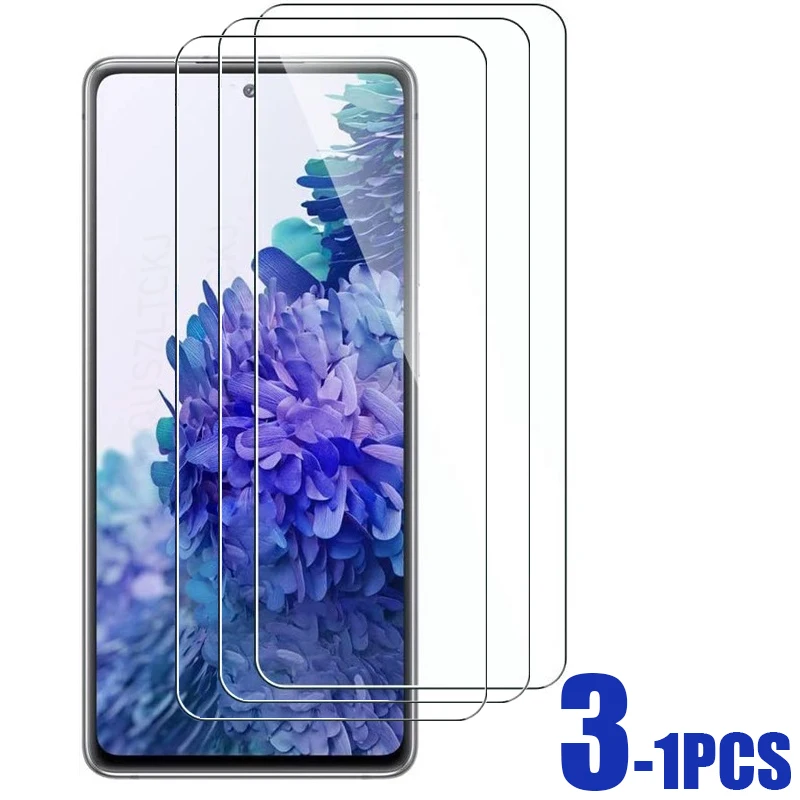 

3-1PCS Tempered Glass For Samsung Galaxy S21 Ultra Screen Protector S20 Plus S10 S9 S8 Note 20 10 9 8 S 21 4G 5G E Accessories