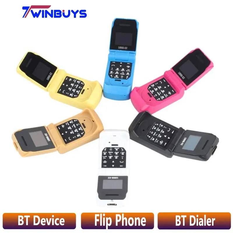 LONG-CZ J9 мини флип мобильный телефон 0,6" маленький сотовый телефон беспроводной Bluetooth Dialer FM волшебный голос handsfree Наушники для детей