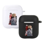 Мягкий силиконовый чехол с рисунком персонажей аниме Токио Мстители для Airpods 12, защитный чехол для наушников