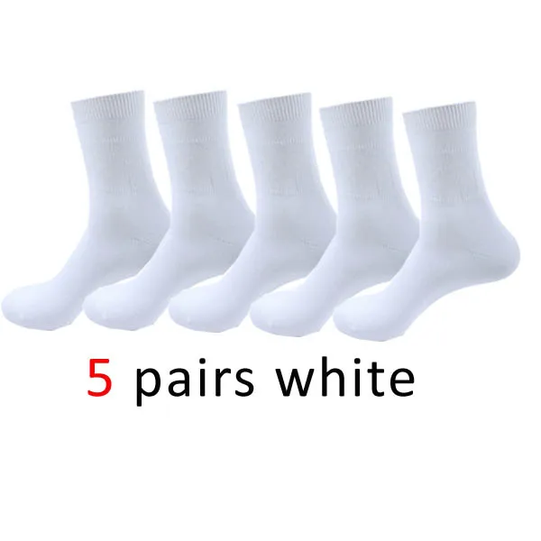white VERIDICAL, мужские короткие носки, деловые однотонные рабочие носки, хорошее качество, 5 пар/лот, белые, meias masculino, мужские антибактериальные носки - Цвет: white