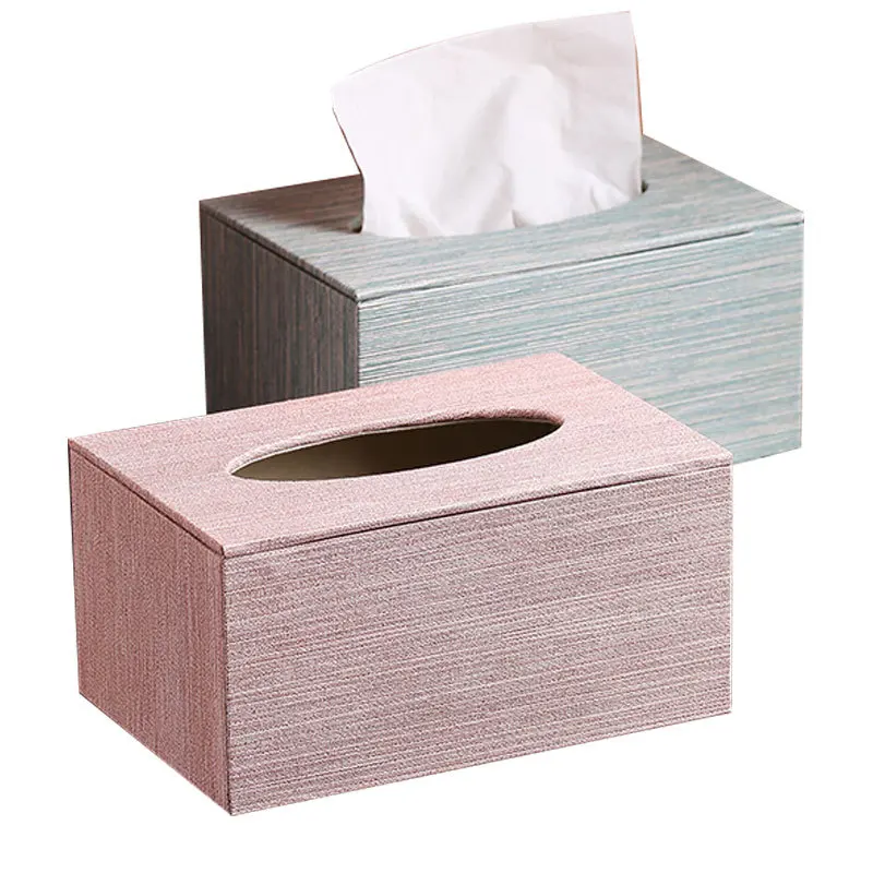 

European and American style Tissue Box Paper Holder Rectangular Tissue Paper Napkin Box Home Kitchen Home Supplies Anti-moisture
