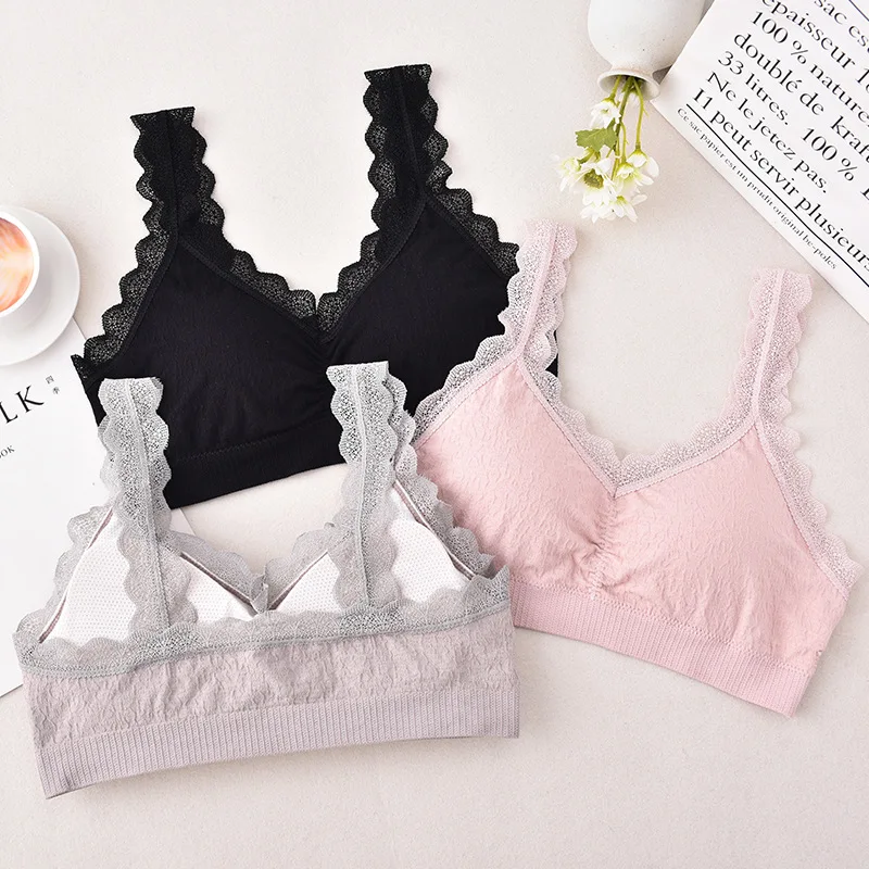 

Lace Sexy Women Lingerie Bras for Push Up Lace Floral Bra Supper Padded Bra Top Underwired Underwear Plus Size