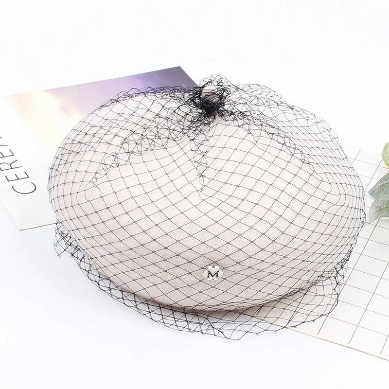 Элегантные береты женские шерстяные зимняя плотная теплая шапка берет с