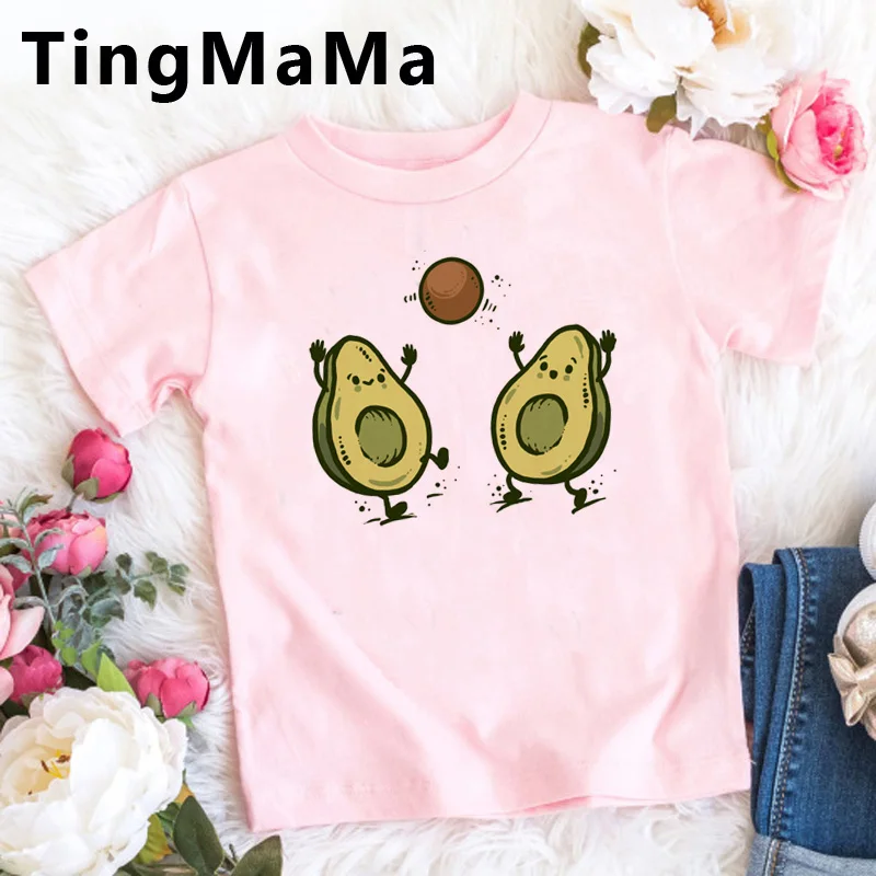 

Avocado top t-shirt t shirt enfant camisas for teenagers Anime Cute animal print fashion clothing