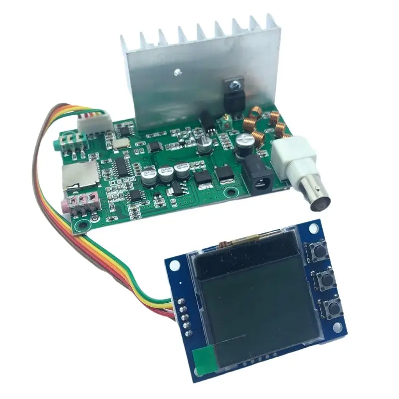 0 5 W 7W Мощность Регулируемый FM передатчик антенна приемное устройство с ЖК