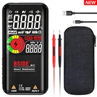 Цифровой Интеллектуальный мультиметр BSIDE S10S11, цветной ЖК-дисплей, 9999, цифровой постоянный ток, переменный ток, напряжение, конденсатор, Ом, диод, Бесконтактный индикатор напряжения, Гц, тестер DMM