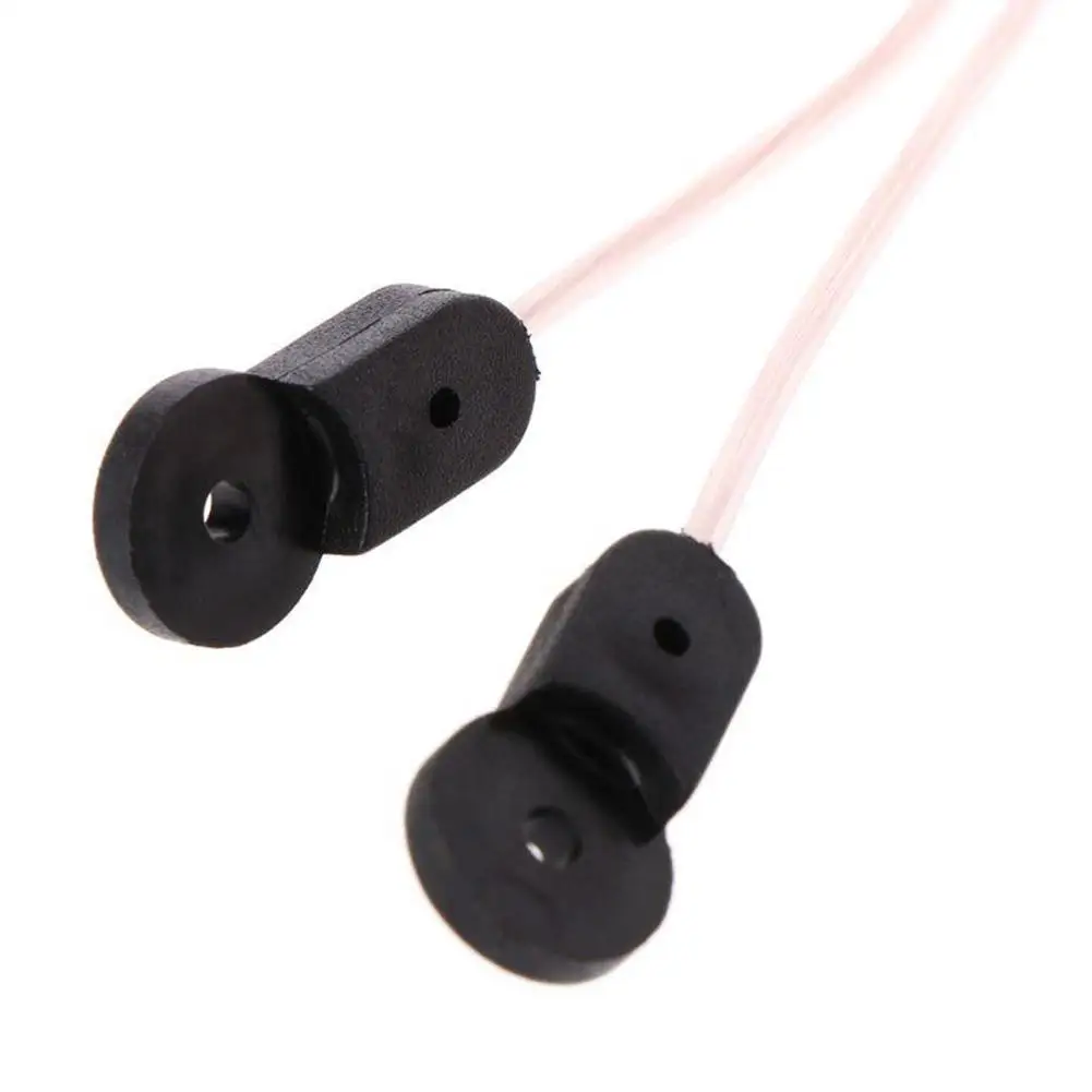 

FM Antenna 75 Ohm F Type Male Plug For Home Radio Parallel Double Signal Stereo Aerial Transparent Receiver A0C6