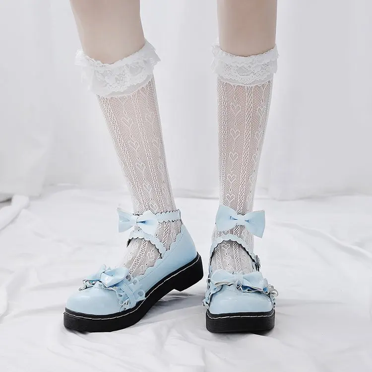 Туфли для девочек из искусственной кожи на платформе с круглым носком - купить по