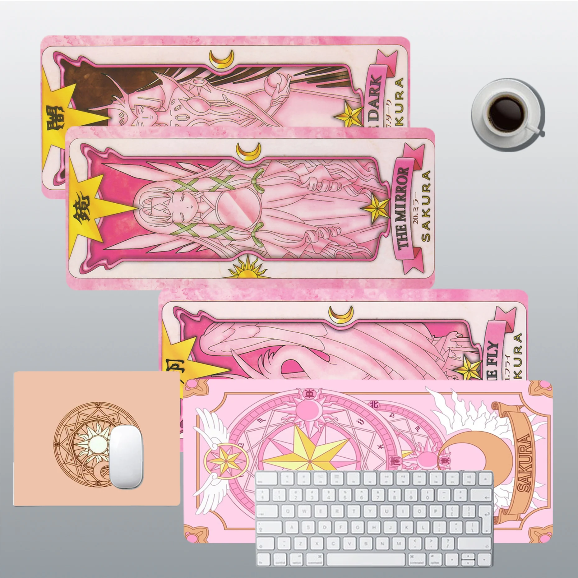 Коврик для мыши MaiYaCa В Стиле Аниме Сакура винтажный игровой коврик Настольный