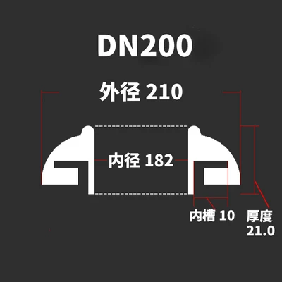 DN150 DN200 DN250 DN300 DN350 DN400 DN600 домашняя санитарная силиконовая банка может уплотнительная кольцевая прокладка уплотнение фланцевого люка ферментер - Цвет: DN200