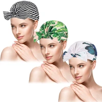waterproof shower cap bathing cap thicken elastic bath hat for women spa bathing accessory hair salon bathroom product hot sale