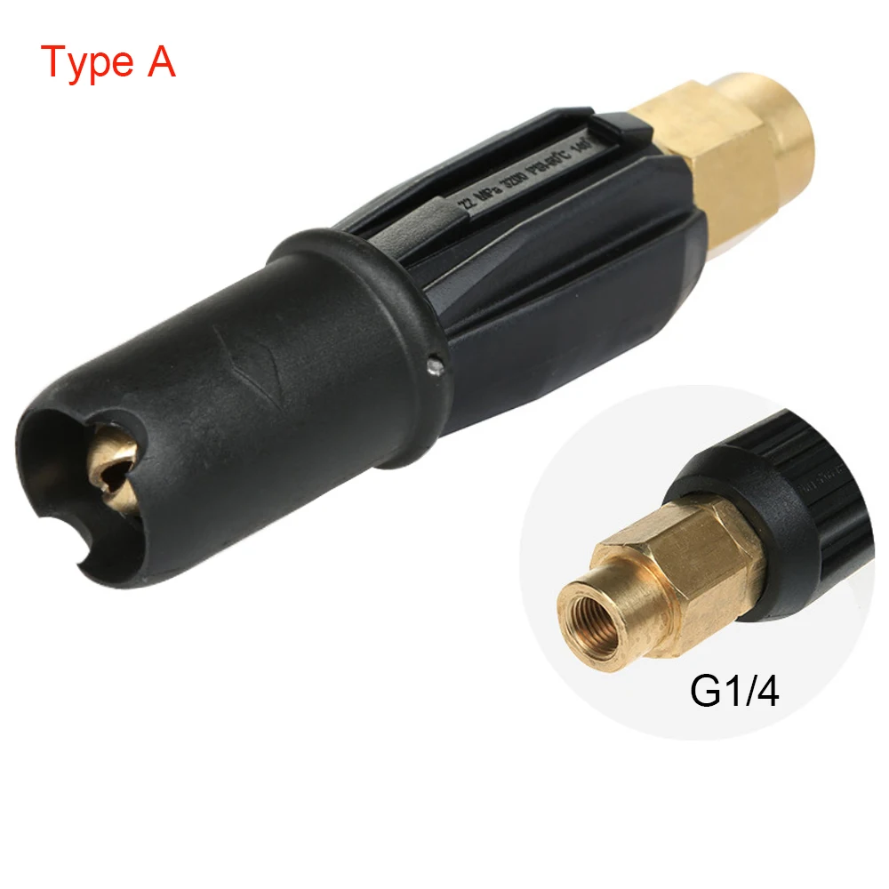 

Самообслуживающаяся насадка для автомойки высокого давления, пистолет для снежной пены, полная латунь, фиксация, в форме вентилятора, сопло для автомойки