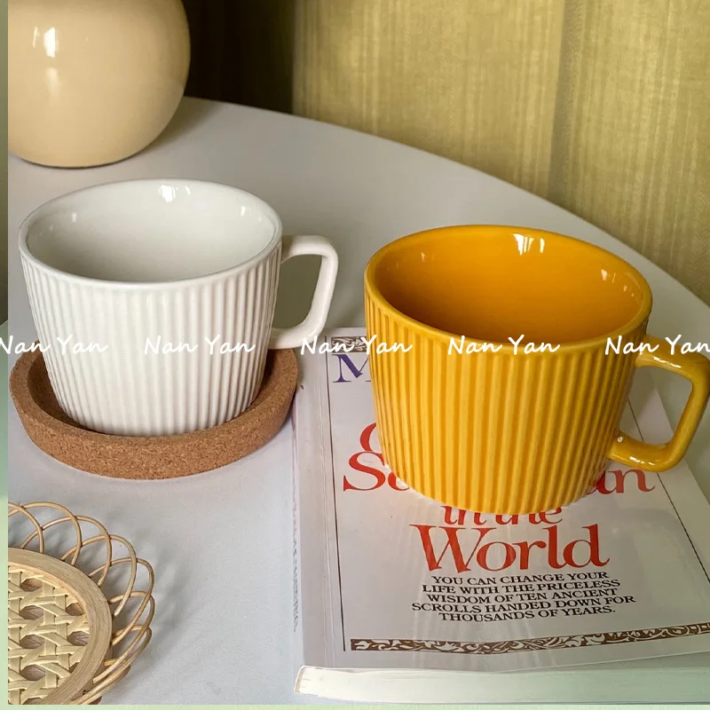 Высококачественная Белая креативная Экологически чистая офисная кружка в