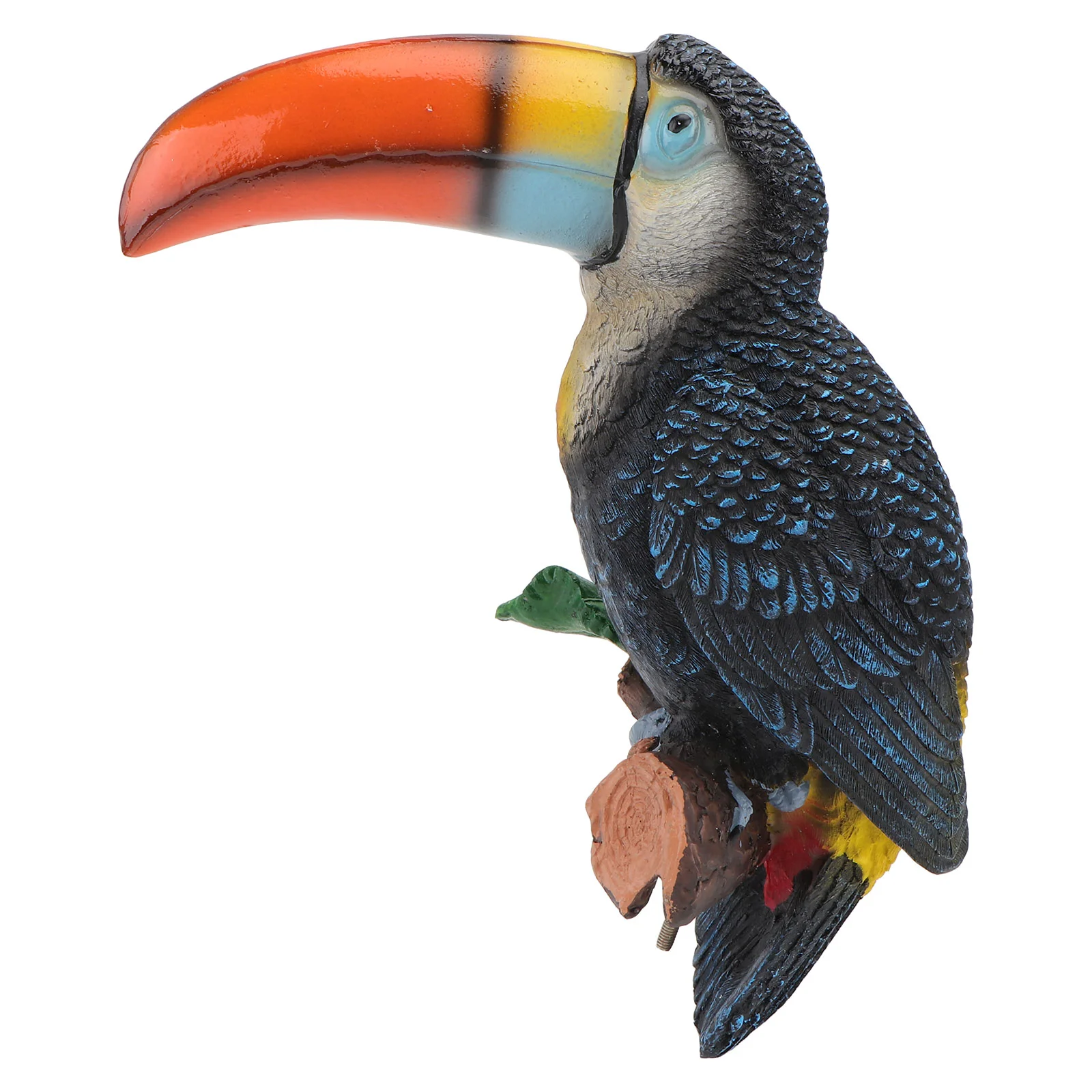 

1pc Big Mouth Parrot Adornment Bird Scene Layout Ornament Resin Adornment