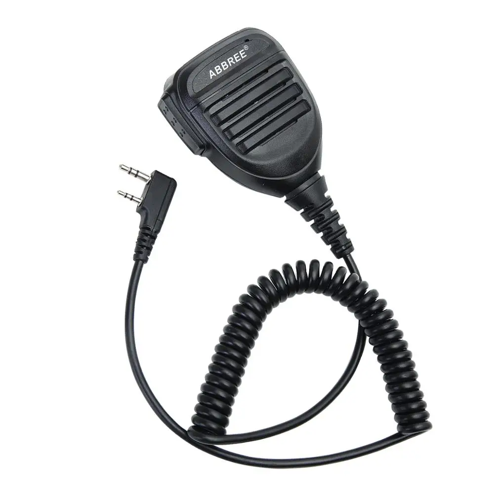 2 шт. ABBREE AR-770 водонепроницаемый плечевой динамик микрофон для Walkie Talkie TYT TH-UV8000D MD-380