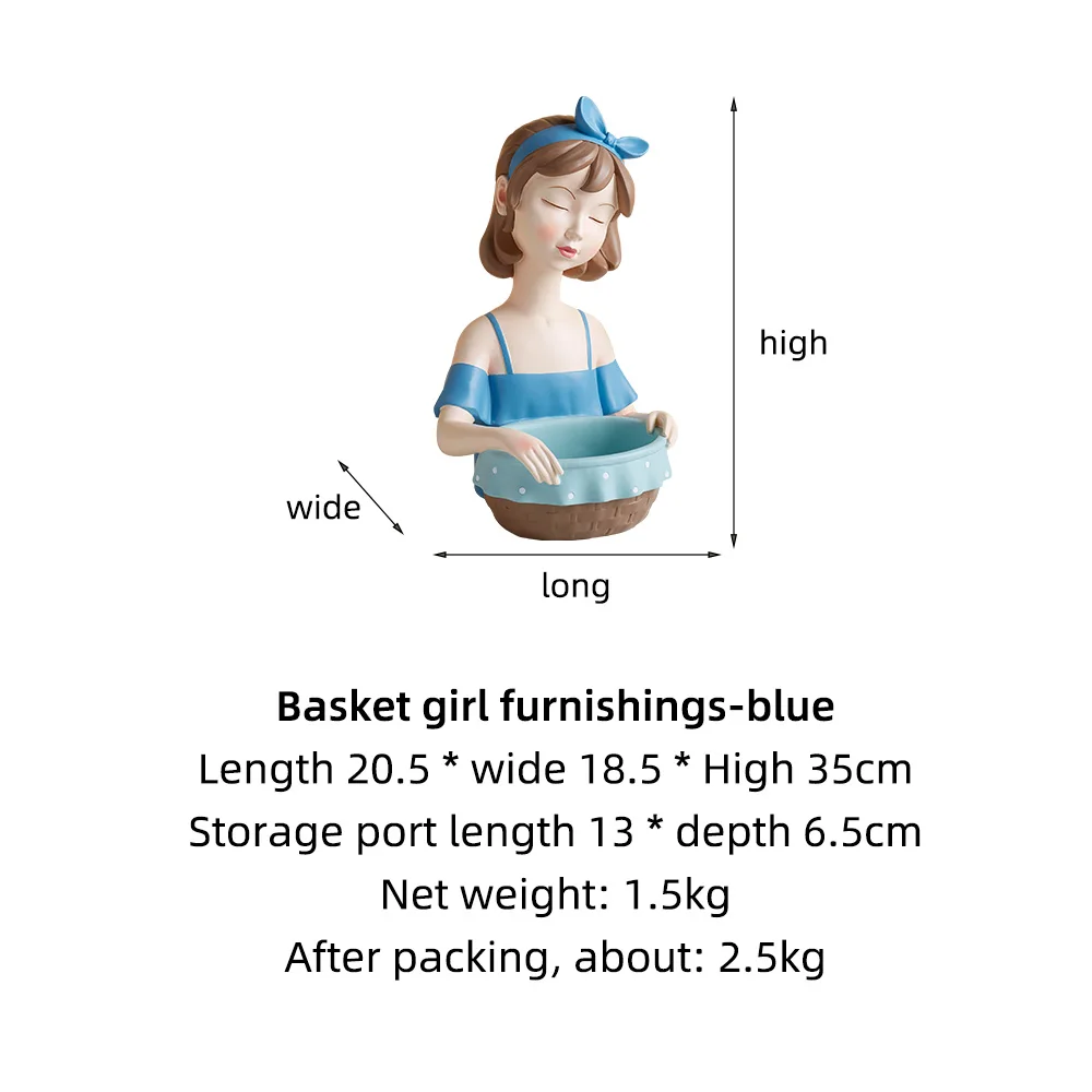 

Nordic Home Decoration Resin Fruit Plate Girl Sculpture Living Room Decoration Sculpture Modern Art Living Room Decoration Gifts