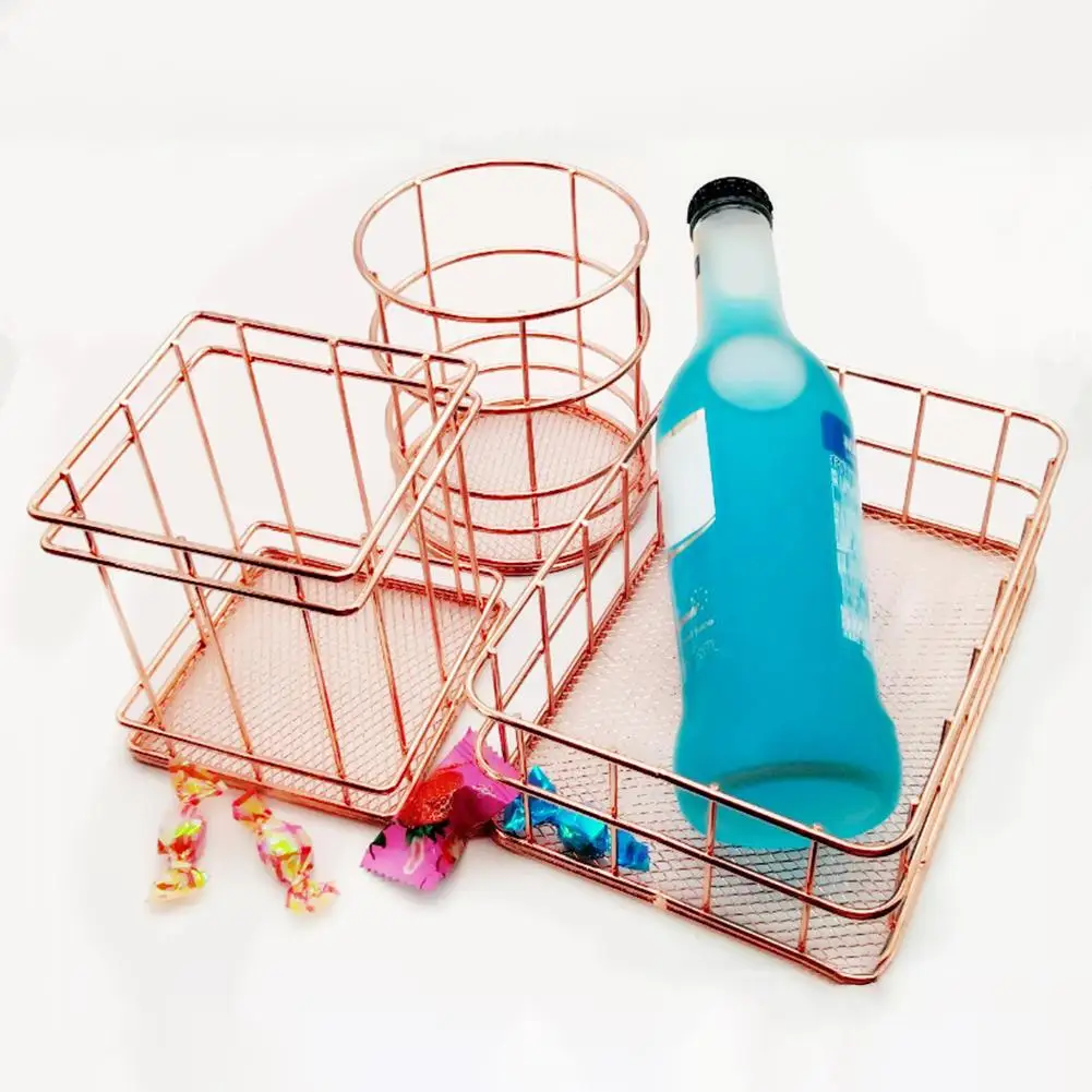 

Hollow Pencil Pen Holder Storage Box Case Organizer Office Desk Stationery Decor