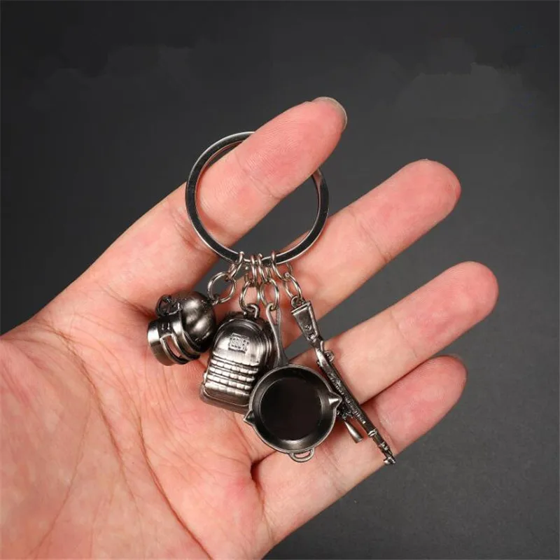 Игра PUBG брелок сковорода рюкзак шлем Playerunknown's Battlegrounds косплей реквизит сплав