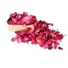 Романтические Натуральные сушеные лепестки роз, 50 г, для ванны, сухие лепестки цветов, спа, отбеливающий душ, товары для ароматерапии и купания