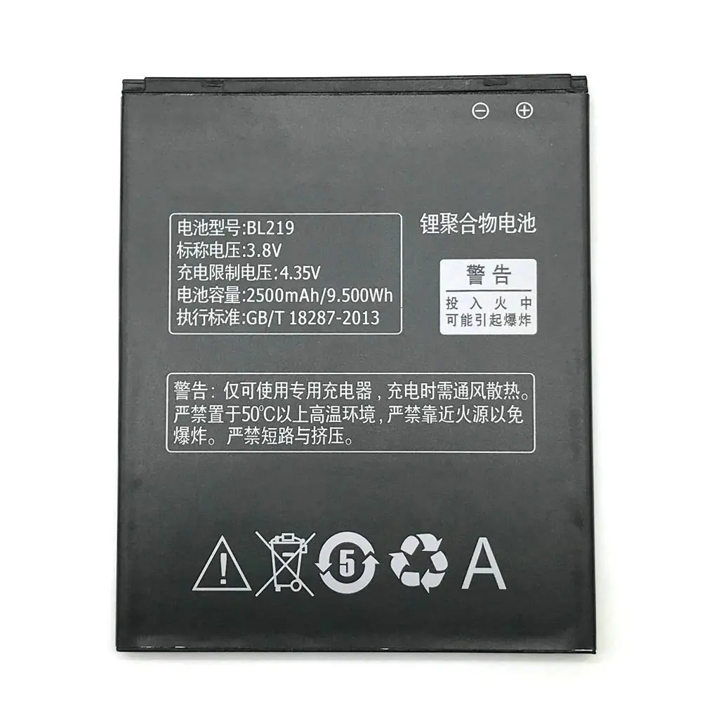 Аккумулятор BL219 BL 2500 219 мА · ч литийионный для Lenovo A880 S856 S810t A889 A890e A916 | Мобильные