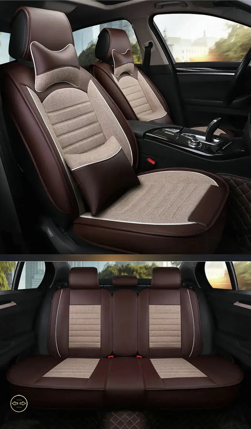 Передняя+ задняя крышка автомобильного сиденья для Volkswagen Passat b5 b6 b7 b8 golf 4 golf 5 golf 6 golf 7 tiguan Polo tiguan touareg Dacia duster