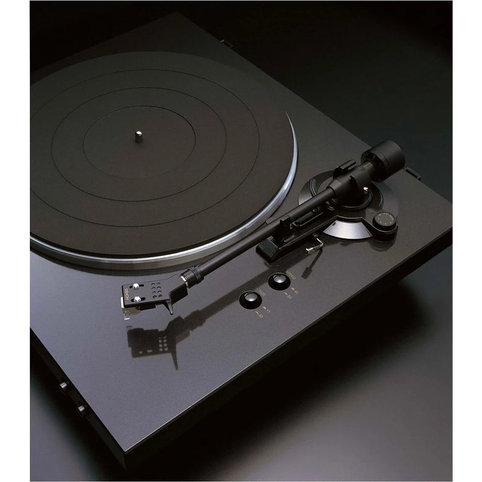 Проигрыватель винила Denon DP-300F полностью автоматический черный - купить по
