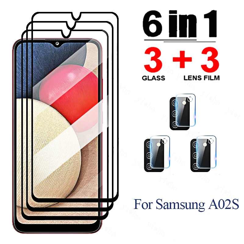 

Защитное стекло для Samsung Galaxy A02S, Защита экрана для Samsung A 02 S, закаленное стекло для SamGalaxi A02 S 6,5 дюйма