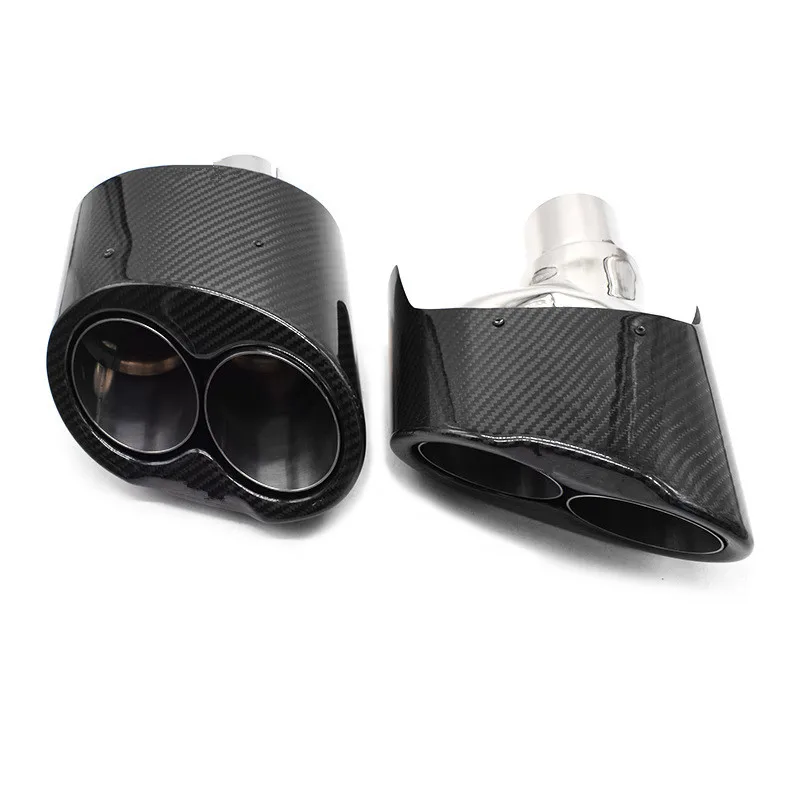 Одна пара автомобильных запчастей для стайлинга RS3 RS4 RS5 RS6 RS7 A3 A4 A5 A6 A7 Akrapovic